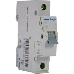 Автоматичний вимикач HAGER MC140A 1-полюс, 40A, C, 6kA