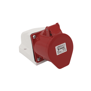 Розетка стационарная наружная 125 32А 400В 3Р+N+Е IP44 TAKEL