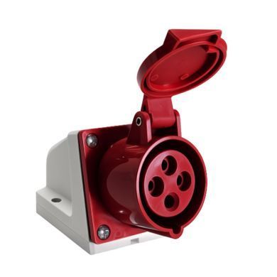 Розетка стационарная наружная 114 16А 380В 3Р+Е IP44 TAKEL