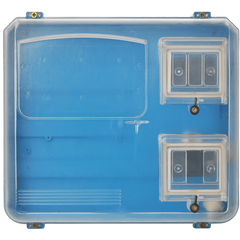 Коробка наружная для 3-х фазного счетчика КДЕ-У, IP54 синяя