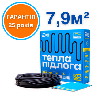 Нагревательный кабель для теплого пола ZUBR DC CABLE 1070