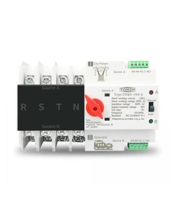 Автомат введення резерву TOMZN 4P 380V 125A